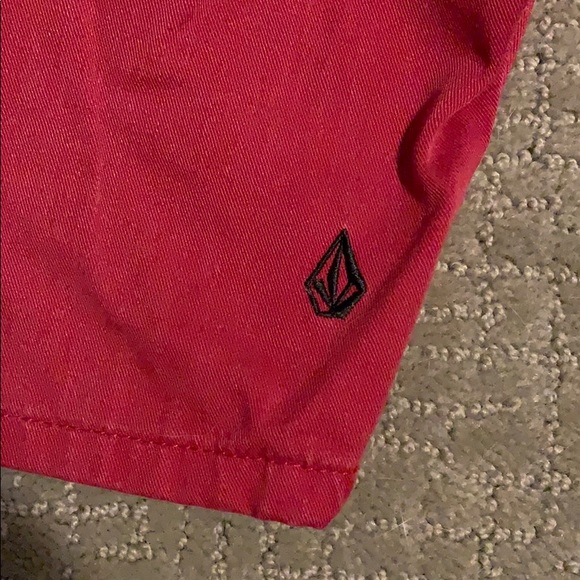 Red Volcom Shorts - Picture 3 of 4